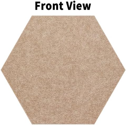 Hexagon Cork Boards for Walls Self Adhesive, 10 Pack 12 x 10 inch