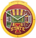 YouTheFan NCAA Iowa State Cyclones StadiumView 3D Wall Clock