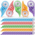 AmazingSpark 100 Pcs Correction Tape Bulk 39.4 ft White Wrong out Tear-resistant Instant Corrections Easy to Use Applicator for School, Office, Note Taking, Journal, Tape Width 0.2in(5 Macaron Colors)