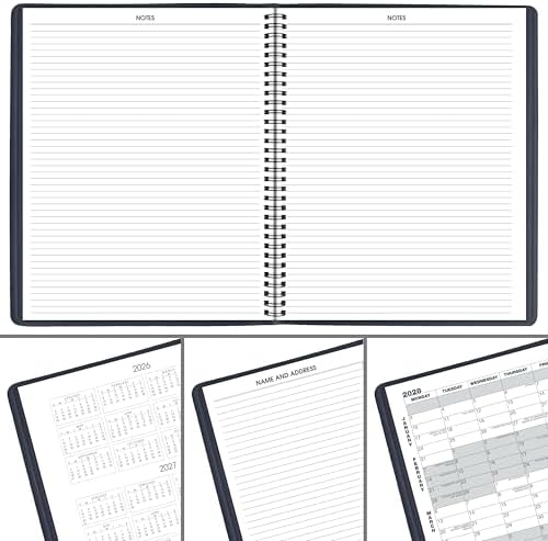 AT-A-GLANCE 2027 Planner, Monthly, 15-Month Jan-Mar, 9" x 11", Unruled Daily Blocks, Navy (702602027)