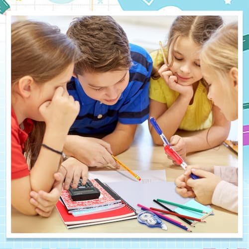 Gilprop 816 Pcs Middle High School Supplies Kit 6 Sets Back to School Supplies for Kids Middle High College Bundle Essential Stuff Bulk Stapler Notebook Calculator for Student Teen Classroom