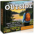 I’d Rather Be Outside 2026 Daily Desk Calendar: Boxed Page-a-Day Outdoor Adventure Calendar with Day-to-Day Hiking Tips, Camping Trivia & Nature Quotes