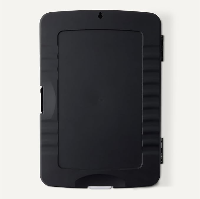 Amazon Basics High Capacity Nursing Clipboard with Storage and Pen Holder, 14.37 x 9.84 x 1.49 inches, Black