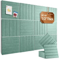 48" x 36" Large Felt Bulletin Board 1/2" Thick, Jade Green