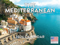 Mediterranean Calendar 2026 Monthly Wall Calender 12 Month | American Made In The USA