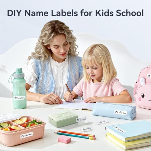 NIIMBOT D110 Mini Label Maker Machine with Tape for Home School, Green