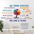 Chinco Office Decorations for Work, Teamwork Motivational Quotes Stickers