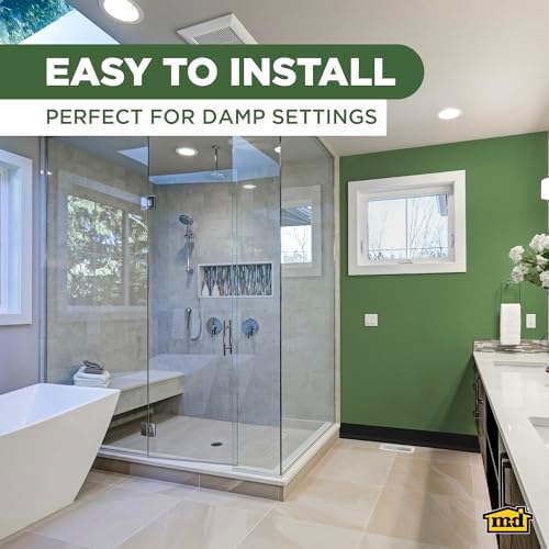 M-D Building Products 75218 4-Inch by 4-Feet Dry Back Vinyl Wall Base, Black (Pack of 5)