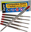 Replacement for Parker 1950370 - G2 Ballpoint Pen Refill - 6 Red
