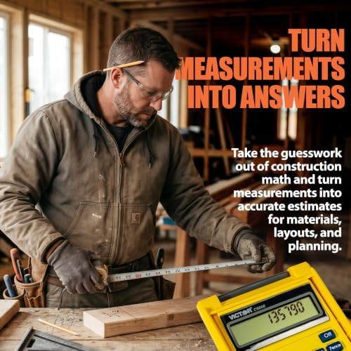 Victor C5000 Advanced Construction Calculator with Protective Case
