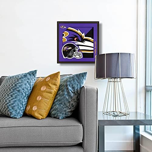 YouTheFan NFL Baltimore Ravens 3D Logo Series Wall Art