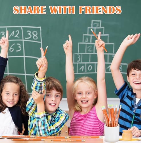 AmazingSpark 200 Pcs Anti Bullying Awareness Pencil Bulk Against Bullying