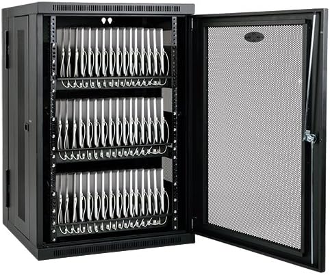 Tripp Lite 48-Port USB Charging Station Cabinet for Tablet, iPad & Android, Charge & Sync, Wall Mount (CS48USB)