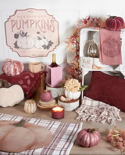 Primitives by Kathy Pumpkin Shaped Velvet Pillow