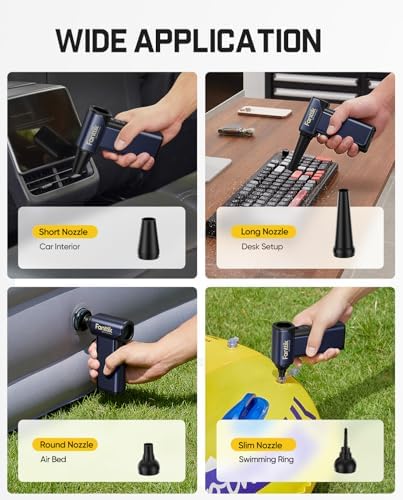 Fanttik B10 Pro Max Electric Air Duster with Powerbank Function (Navy Blue)
