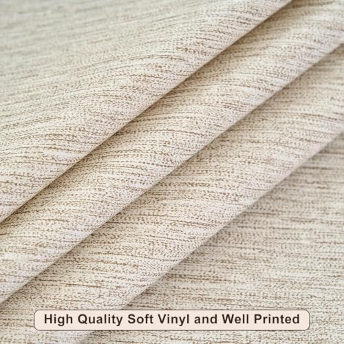 LIBERECOO Heavy Duty Vinyl Tablecloth with Flannel Backing Waterproof Oil-Proof Plastic Table Cloth Stain-Resistant Wipeable Rectangle or Square Table Cover for Indoor and Outdoor 60 x 84 Inch