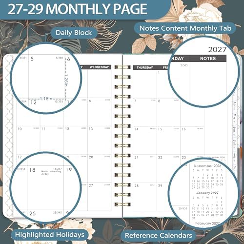 2027-2029 Monthly Planner/Calendar - 3 Year Monthly Planner 2027-2029