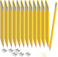 120 PCS Yellow Pencils Bulk with Eraser, Pre-Sharpened HB Spring & Easter Pencils for Kids, School Supplies for Writing, Drawing & Easter Art Crafts(Yellow)