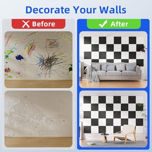 20 Pack Acoustic Panels with Self Adhesive Sound Proof Foam Panels for Wall