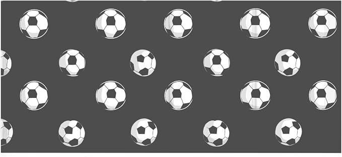 Football Print Black White 4 Compartment Acrylic Pencil Holder, Printed Pencil Holder Makeup Brush Holder Acrylic Desktop Accessories for Pencil Cutlery Toiletries Storage