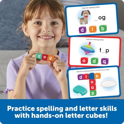 Learning Resources AlphaLink Cubes Activity Set