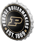 foco NCAA Team Logo Metal Bottle Cap Hanging Wall Sign