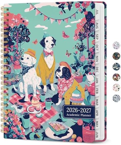 Planner 2026-2027, Monthly & Weekly Jul 2026-Jun 2027 Calendar Planner