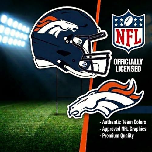 NFL Logo & Helmet 2 Pack Yard Sign Set