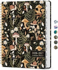 Planner 2026-2027, Jul 2026-Jun 2027 Academic Monthly & Weekly Planner | 8.5" x 11" Hardcover Pretty Calendar Planner for Women, Spiral Organizer for School Office Home Supplies, Mushroom