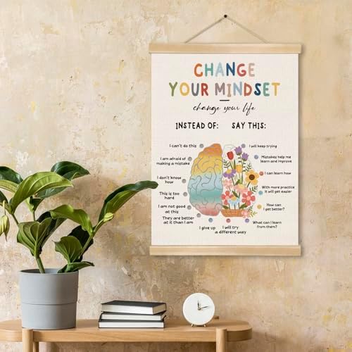 You found a duck Mental Health Motivational Wall Art,Happy Chemicals Poster, Therapy & Counseling Office Decor, School Counselor Supplies, Psychology Classroom Must Haves 14x18.5in (BG021)
