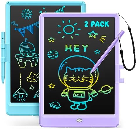 Kidopire LCD Writing Tablet, 2Pack Drawing Pad for Kids, Kid Doodle Board