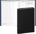 Quo Vadis 2026 Minister - Weekly/Monthly Planner - 12 Months, Jan. to Dec. - 6 1/4 x 9 3/8" - Smooth Faux Leather Soho Black Cover- Time Management Appointment Organizer