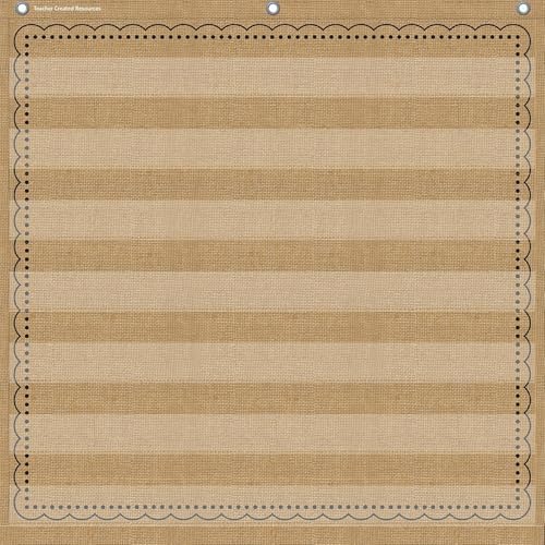 Teacher Created Resources Burlap 7 Pocket Chart (28" x 28") - 20837