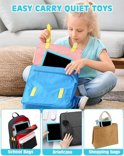 PINKCAT LCD Writing Tablet, Doodle Board Toys Gifts for 3-8 Year Old Girls Boys, 10 Inch Mess Free Coloring Books, Drawing Pad for Kids, Gifts for Toddler Christmas Stocking Stuffers Travel, Blue