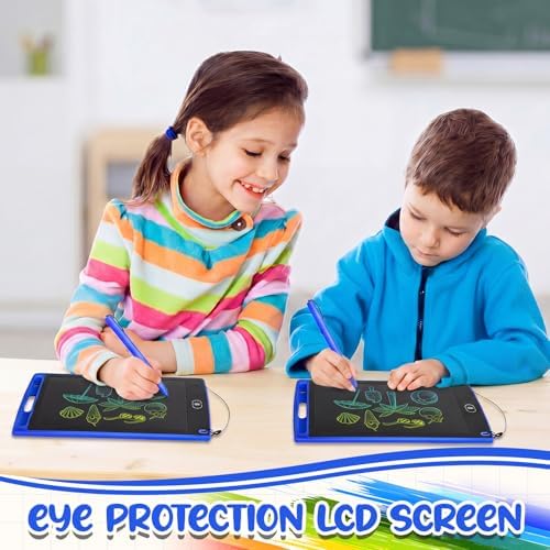 Zhehao 48 Pcs 8.5 Inch LCD Writing Tablet for Kids, Blue