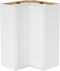 Furinno Shaker Wall Easy Reach Kitchen Cabinet, Bifold Doors, White | 12 D x 24 W x 36 H, Adjustable Hinges, Soft-Close Shaker-Style Door, Ready to Assemble, Plywood, for Pantry, Dining Room