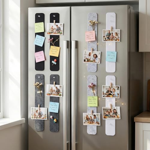 8 Pack Felt Bulletin Board Strips, 13x2 Inch Pin Board, Cork Boards