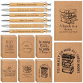 Supervitae 48 Set Book Lover Gifts Journal Notebook Bamboo Pens