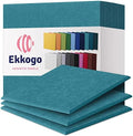 Acoustic Panels 12-Pack Soundproof Wall Panels 12"X12"X0.4" Sound Panels High Density Sound Dampening Panels - [Light Turquoise Square]