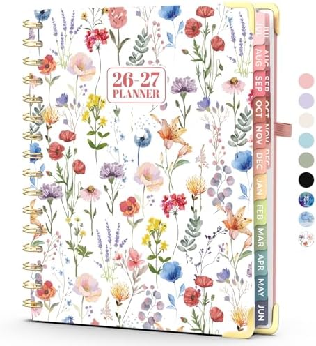 Jul 2026 - Dec 2027 Planner, Forvencer 18 Month Planner 2026-2027, 6" x 8"