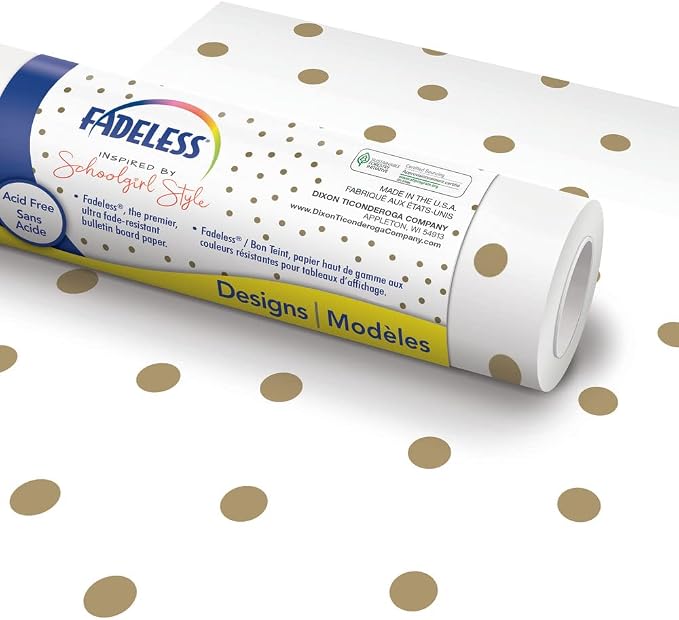 Fadeless Schoolgirl Style Bulletin Board Paper, Fade Resistant