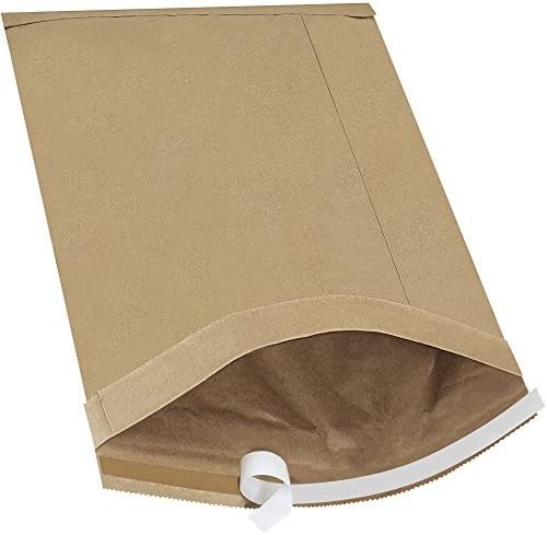 Top Pack Supply Self-Seal Padded Mailers, #7, 14 1/4" x 20", Kraft (Pack of 50)