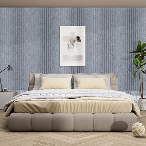 TO-TH Soundproofing Panels High-Density Acoustic Panel 5 Pack, African Gray