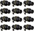 Design House Terrace Privacy Door Knob, Matte Black