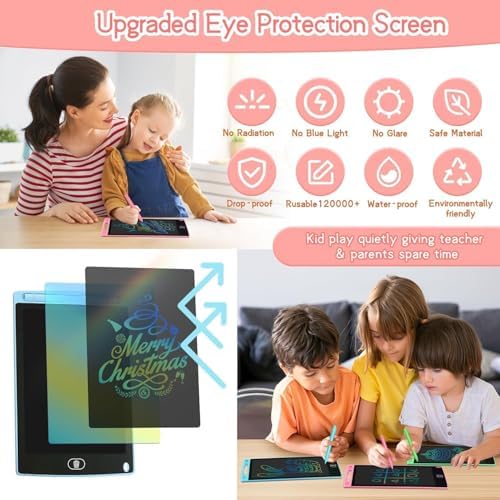 LCD Writing Tablets for Kids Bulk 16 PCS 8.5" Reusable Drawing Pads for Kids Doodle Boards for Class Party Favors Return Gifts for Kid Boys Girls Children's Day Toys Kids Drawing Tablet (16)