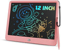 TEKFUN Toys 12" LCD Writing Tablet for Girls Ages 3–8, Cute Doodle Board Kids Love, Mess-Free Drawing Tablet for Creative Play, Great Christmas Birthday Gift for 4 5 6 7 8 Year Old Girs Pink