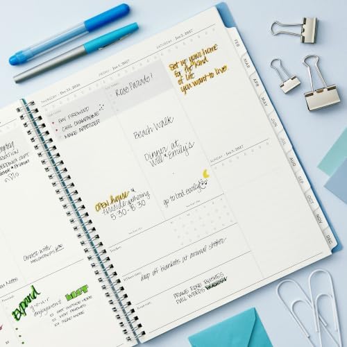 Blue Sky 2027 Weekly & Monthly Planner Calendar, 8.5"x11", Lindley