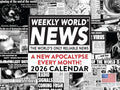 WWN Weekly World News Tabloid Calendar 2026 Monthly Wall | American Made In The USA
