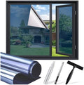 SUNBABY Window Privacy Film, One Way Mirror & Heat Blocking, 35.4"x157.5"