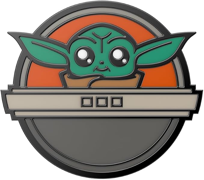 PopSockets Adhesive Phone Grip, Holder- Grogu Pod | Secure Comfortable Hold, Anti-Drop, Kickstand, Star Wars, Grogu, Electronic Accessories, For iPad/Kindle/iPhone/Android